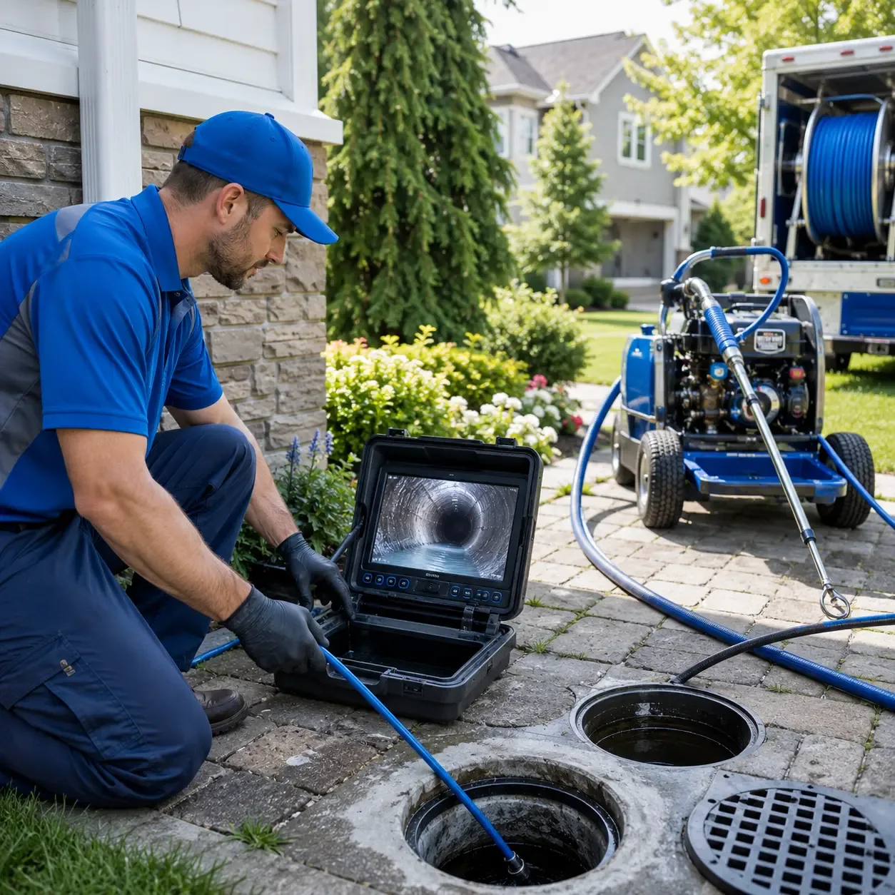 Outdoor drain cleaning professionals serving Lime Ridge, WI