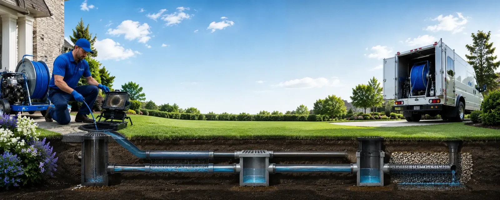Outdoor drain cleaning information for Lime Ridge, WI